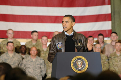 Barack Obama e il suo A-2 Air Force Jacket