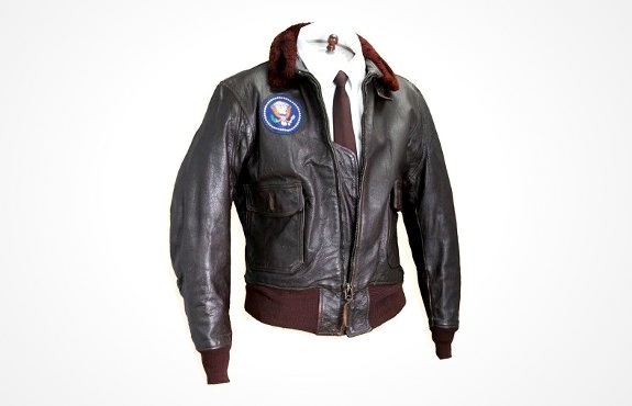 John Kennedy Air Force One bomber jacket.